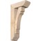 Ekena Millwork Merced Slat Smooth Bracket w/ Offset Brace, Douglas Fir, 5 1/2"W x 14"D x 26"H BKT0604X14X26MRC06SDF - alternate 1